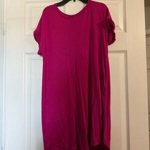 Lou & Grey Vibrant Pink Mini Dress